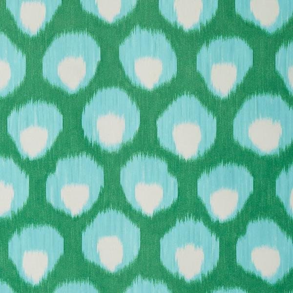 Peter Dunham OUTDOOR Pillow Cover Bukhara in Blue/Green