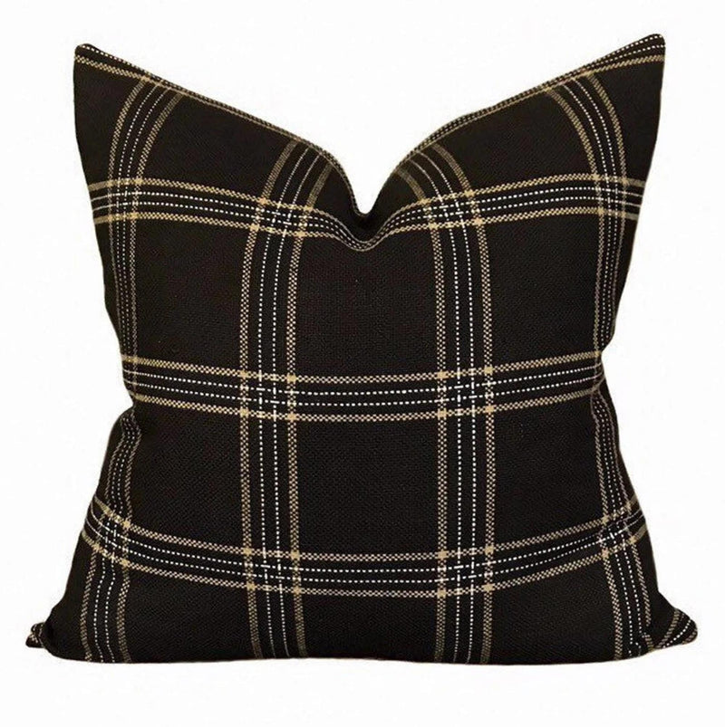 Kufri Dundee Plaid in Black, Sand and Natural