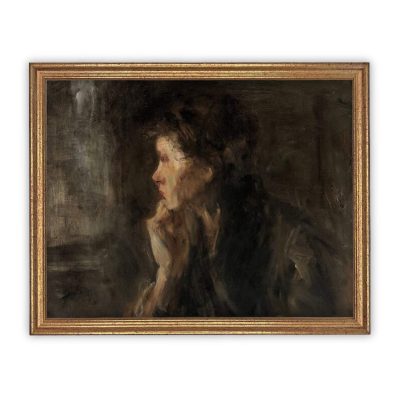 Framed Vintage Portrait of a Woman #P-501