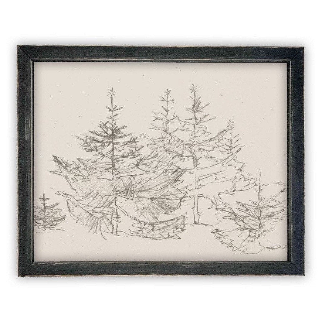Framed Canvas Art #CH-309