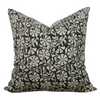 READY TO SHIP Designer Lomita Block Print Pillow Cover