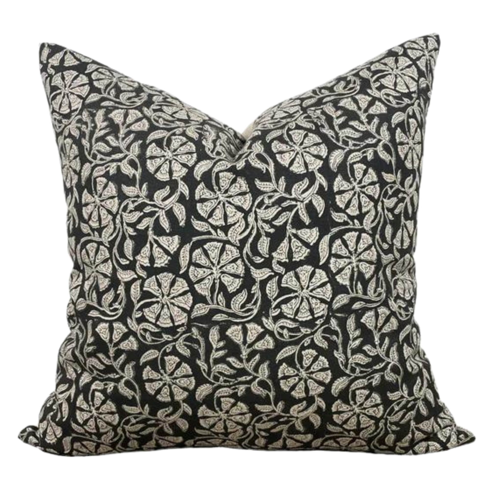 READY TO SHIP Designer Lomita Block Print Pillow Cover