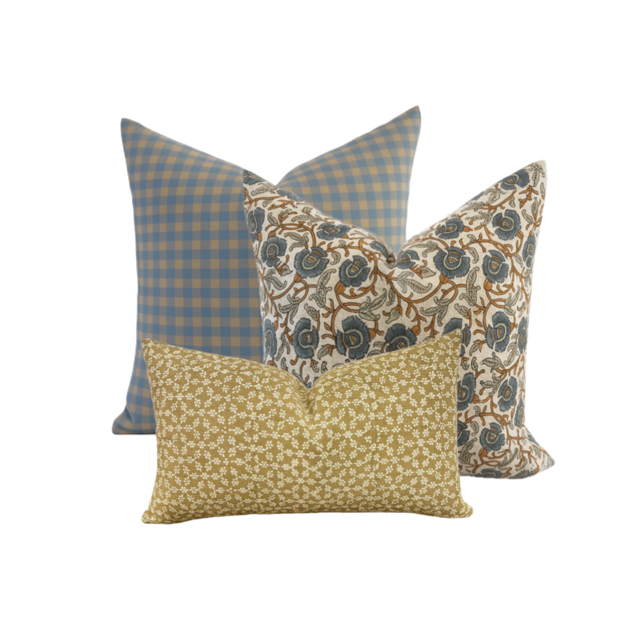 Designer Linen + Cloth Curated Pillow Collection #7 Pillow Cover
