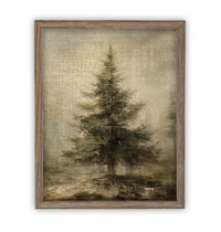 Vintage Framed Canvas Art #CH-325