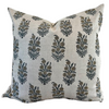 Designer "Colebrook" Hjara Rose Block Linen Pillow Cover
