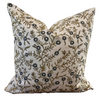 Designer "Derry" Blue Sehjan Linen Pillow Cover