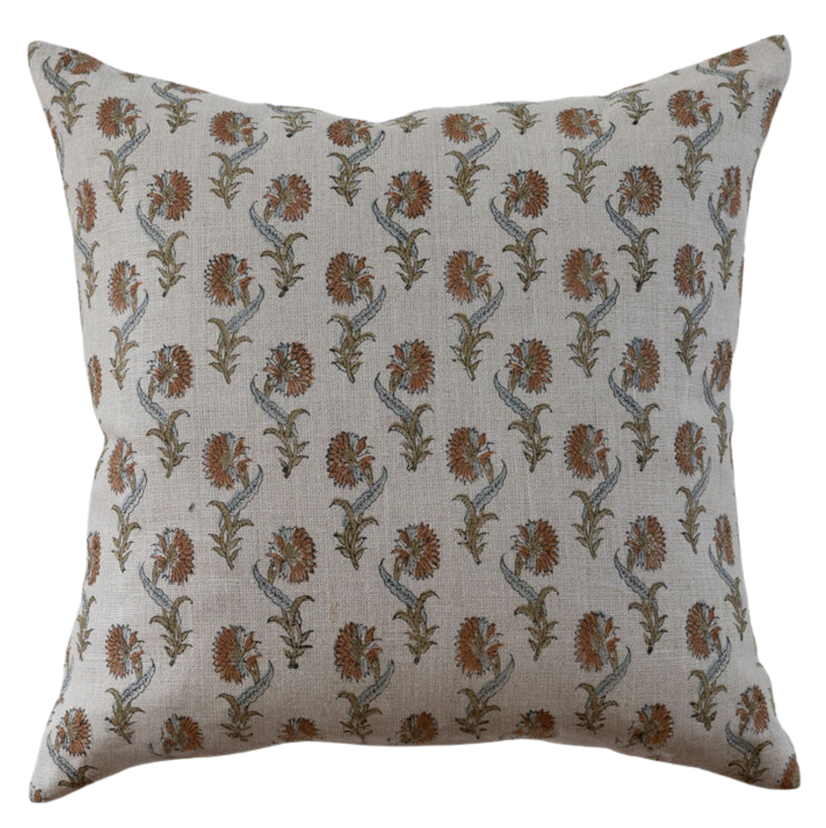 Designer "Dover" Daffodil Thick Linen Pillow Cover