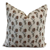 Designer "Dover" Daffodil Thick Linen Pillow Cover