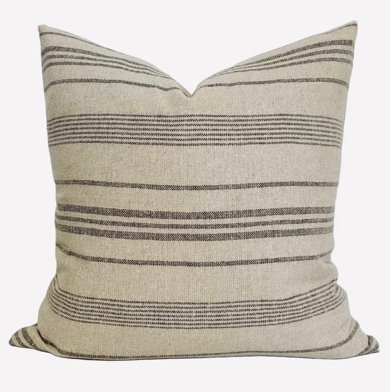 Designer "George" Striped Pillow Cover