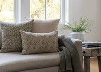 Designer "Wales" Woven Stripe Pillow Cover