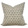READY TO SHIP Designer "Indio" Block Print Pillow Cover