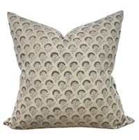 READY TO SHIP Designer "Indio" Block Print Pillow Cover