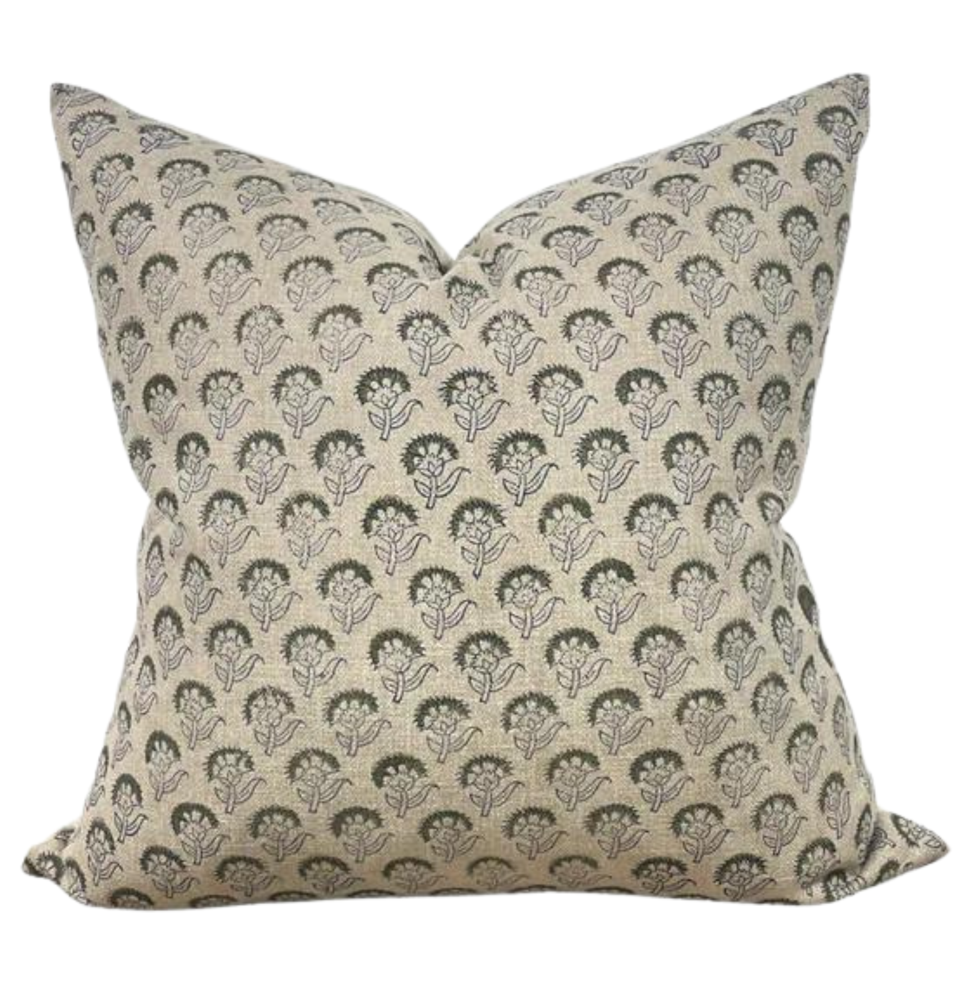 READY TO SHIP Designer "Indio" Block Print Pillow Cover