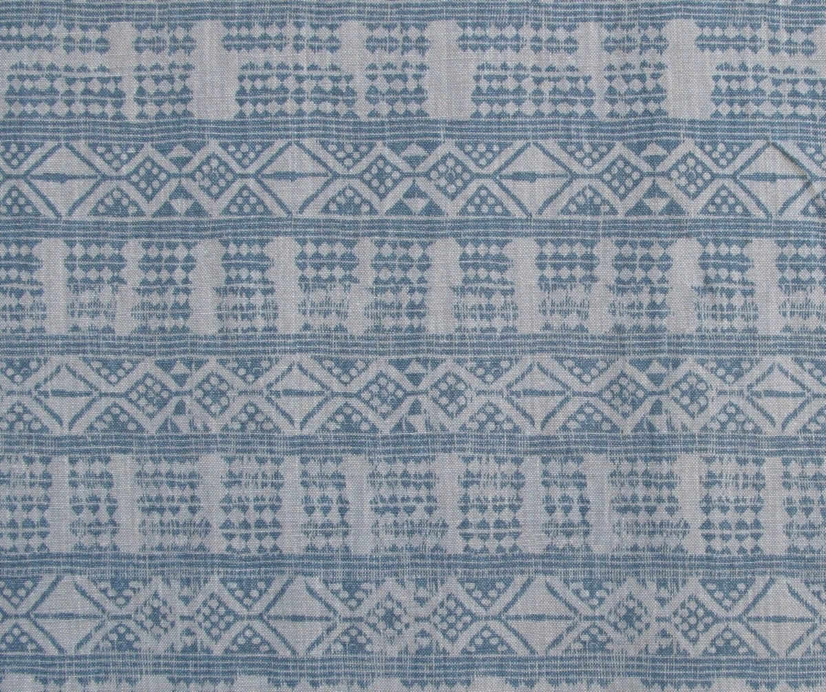 Peter Dunham Addis Designer Pillow Cover in Mist Blue