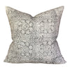 Designer Wisteria in Noir Linen Pillow Cover