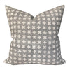 READY TO SHIP Bastideaux Bogo in Cement // Designer Throw Pillow // Tribal Boho Pillow // High End Pillow // Gray Throw Pillows