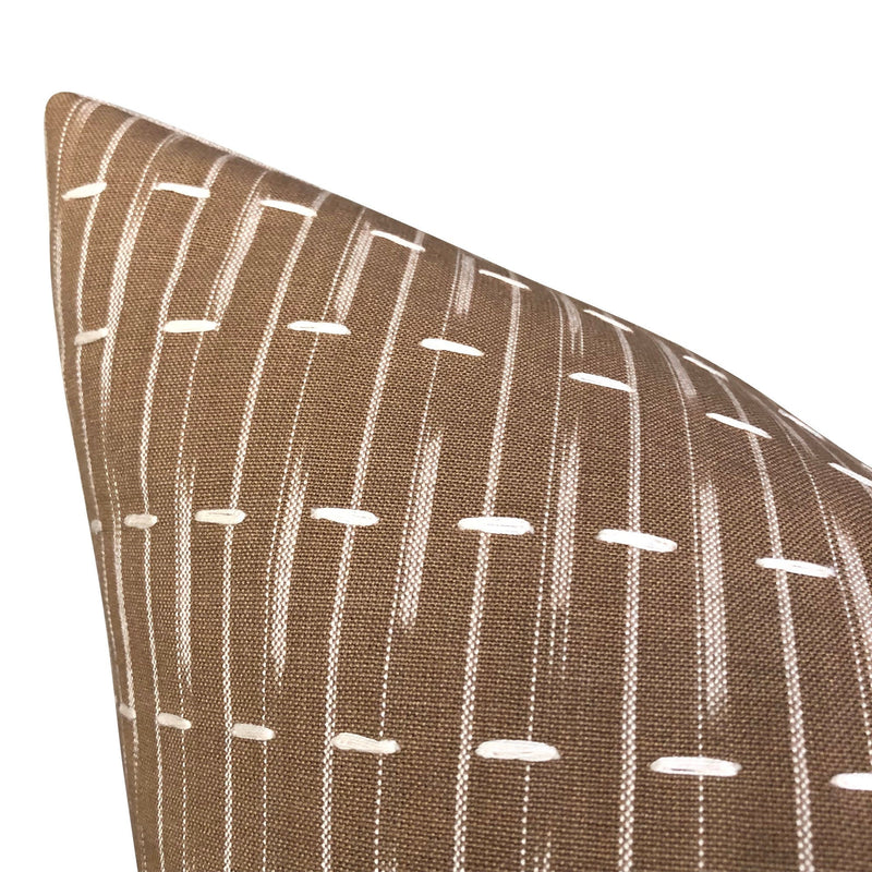 READY TO SHIP Kettlewell Collection Sashikat in Camel Designer Pillow