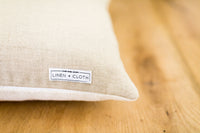 READY TO SHIP Bastideaux Bogo in Cool Beige // Designer Throw Pillow // Cross Pillow // High End Pillow // Accent pIllows