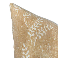 READY TO SHIP Designer Aida in Bloom Pillow Cover // Modern Farmhouse Decor Pillow // Vintage Linen // High End Linen Pillow