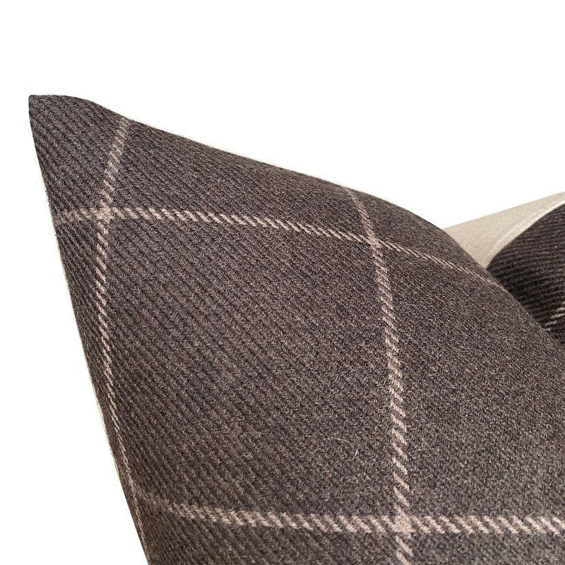 Designer Bancroft Wool Plaid in Sable