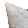 READY TO SHIP Chiangmai Native Cotton Beige Stripe Pillow Cover