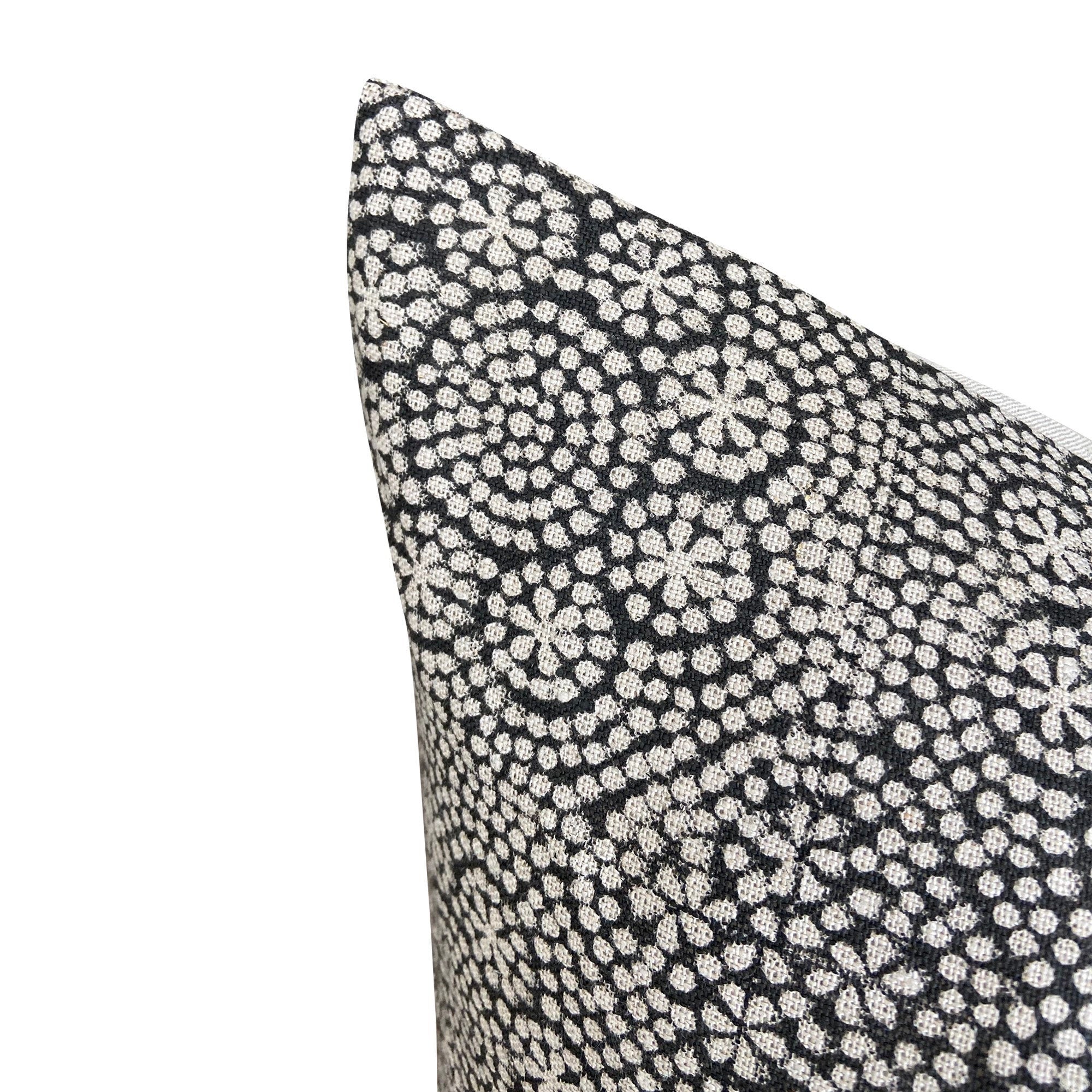 Awowee Flax Linen Throw Pillow Cover 20x20 Inches - Hello Darling Brush Script Art, Black On Natural, Hidden Zipper