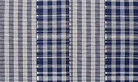 READY TO SHIP Designer Masaru in Indigo Designer Pillow // Indigo Blue Throw Pillow // Plaid Pillow // High end pillow // Traditional Pillow
