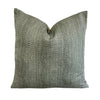 READY TO SHIP 10x14 Designer Pillows Maresca Kantha in Willow // Green Pillow Cover // High End Pillow // Modern Farmhouse