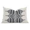 Peter Dunham OUTDOOR Pillow Cover Mombasa Black on Natural