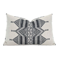 Peter Dunham OUTDOOR Pillow Cover Mombasa Black on Natural