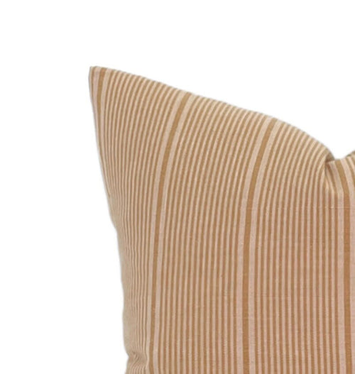 Designer "Tustin" Spice Stripe Pillow Cover
