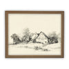 Framed Vintage Farmhouse Canvas Art #ARC-106