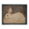 READY to SHIP 11x14 Vintage Framed Canvas Art // Framed Vintage Print // Easter Bunny Rabbit Art // Farmhouse print //#A-144