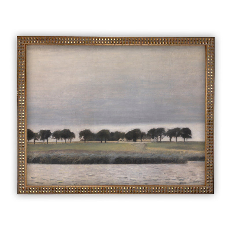 READY to SHIP 8X10 Vintage Framed Canvas Art // Framed Vintage Print //Framed Landscape Art // Modern Farmhouse print //#LAN-102