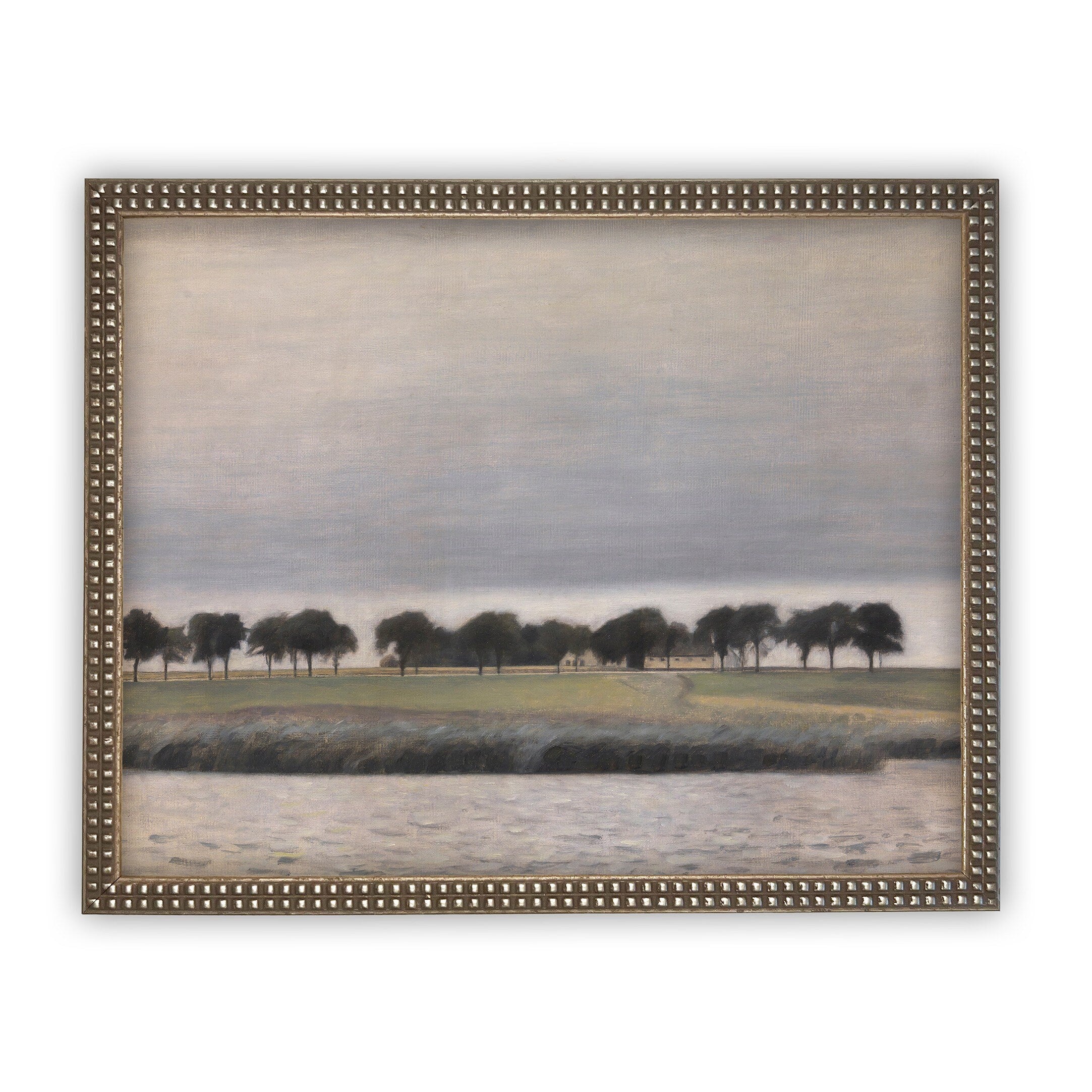 READY to SHIP 8X10 Vintage Framed Canvas Art // Framed Vintage Print //Framed Landscape Art // Modern Farmhouse print //#LAN-102