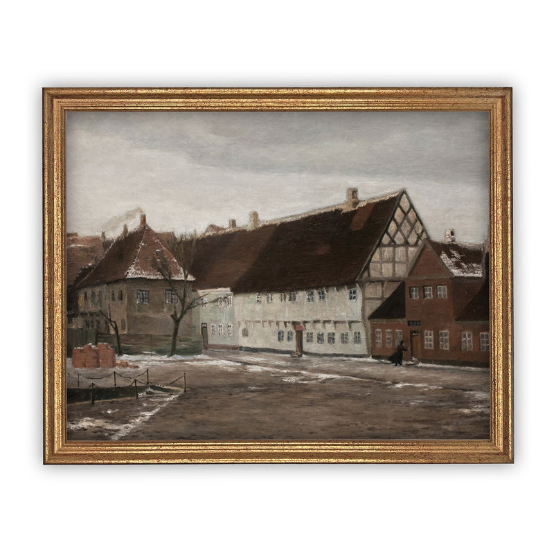 Vintage Framed Canvas Art #ARC-108
