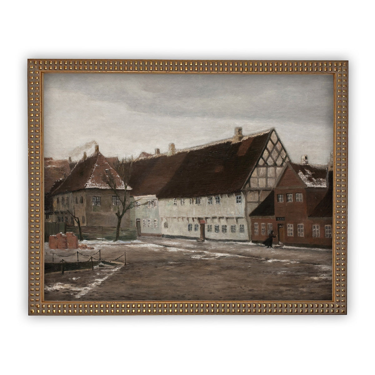 Vintage Framed Canvas Art #ARC-108