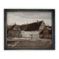 Vintage Framed Canvas Art #ARC-108