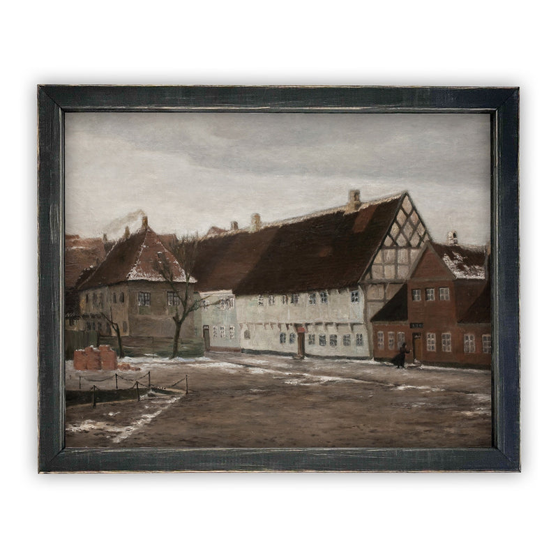Vintage Framed Canvas Art #ARC-108