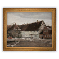 Vintage Framed Canvas Art #ARC-108