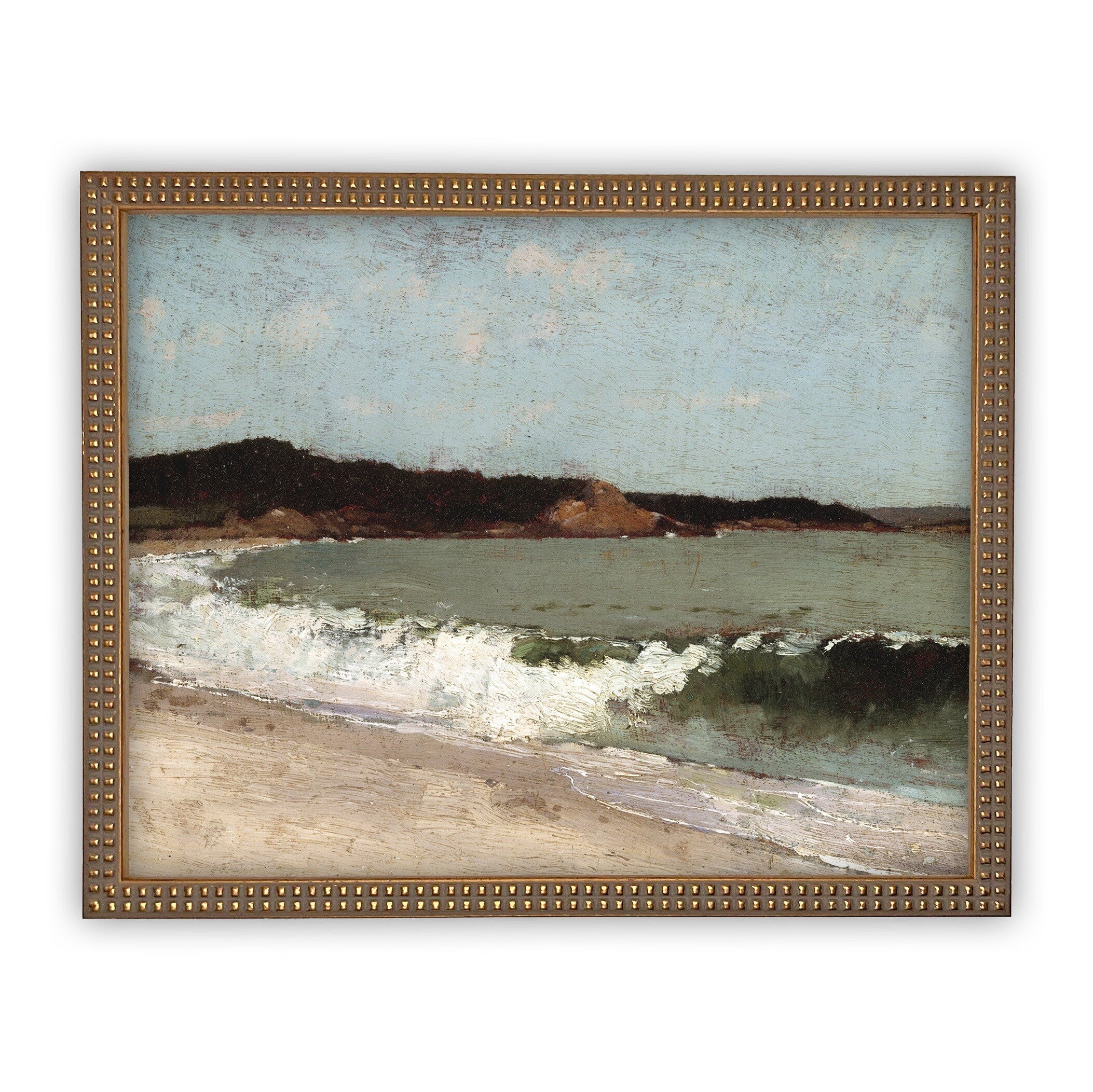 READY to SHIP 11X14 Vintage Framed Canvas Art #COAS-155