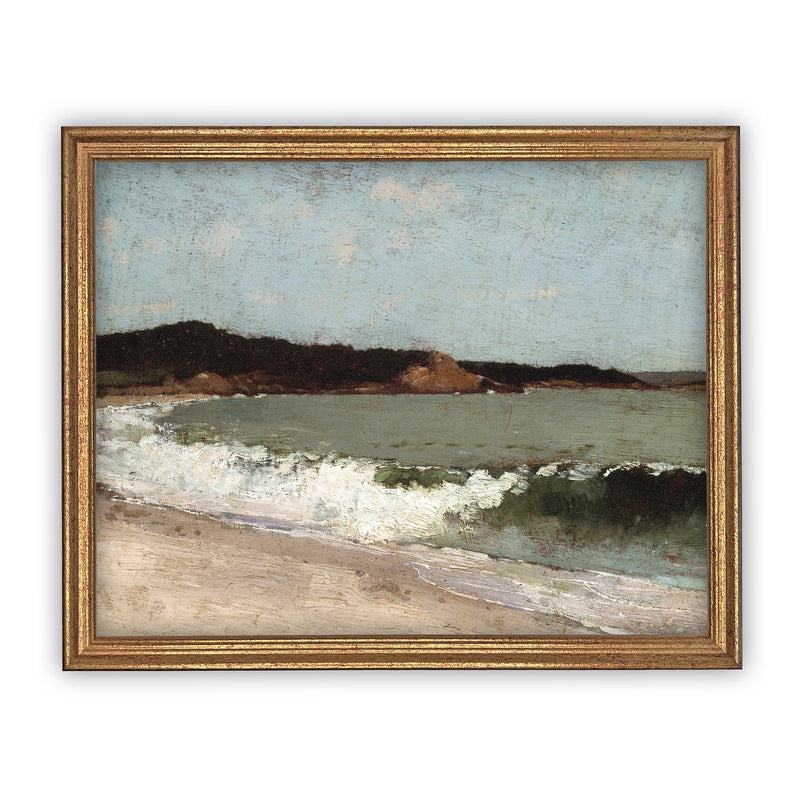READY to SHIP 11X14 Vintage Framed Canvas Art #COAS-155