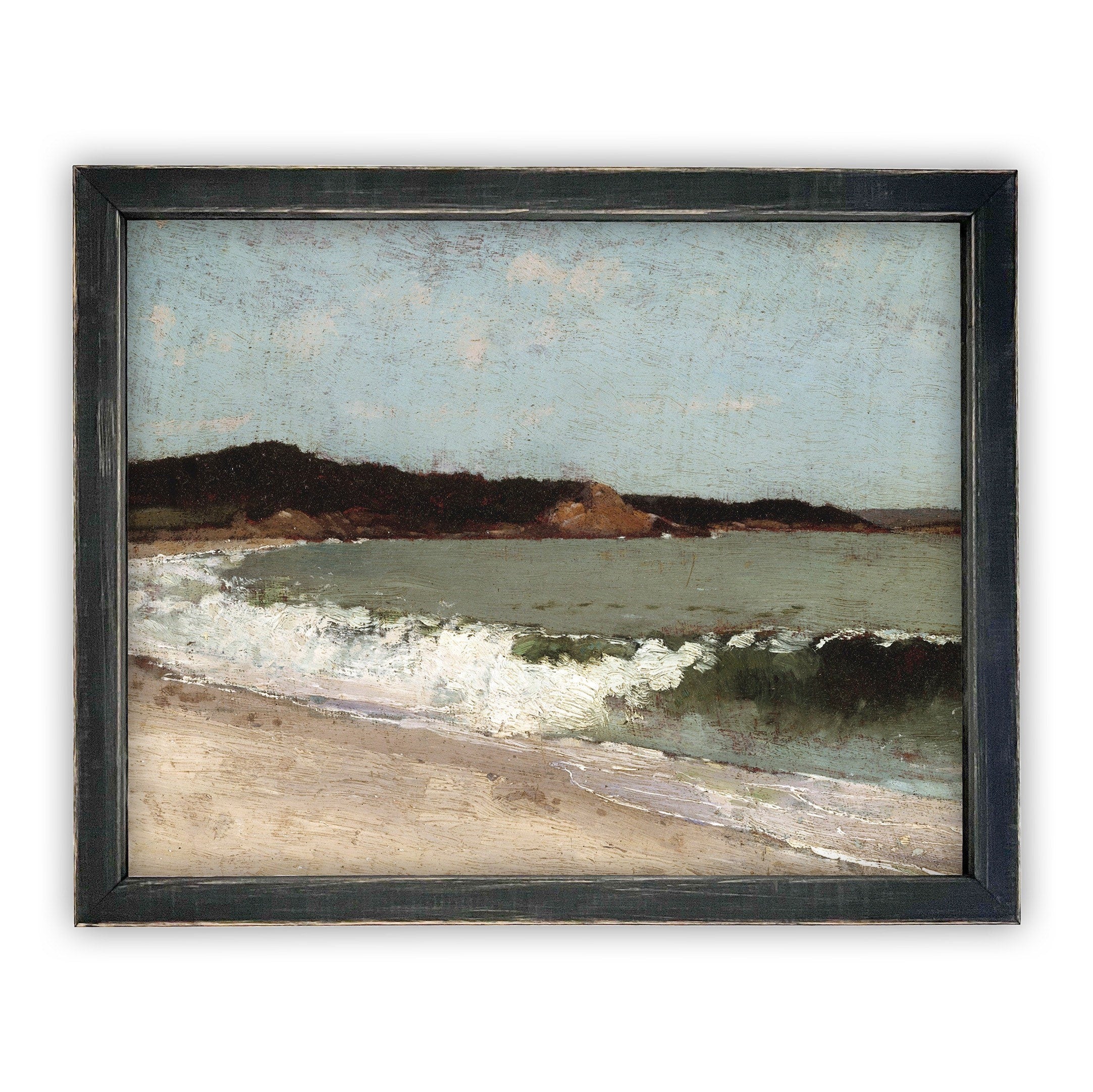 READY to SHIP 11X14 Vintage Framed Canvas Art #COAS-155