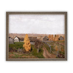 READY to SHIP 11x14 Vintage Framed Canvas Art // Framed Vintage Print // Autumn Fall Landscape // Farmhouse print //#LAN-113