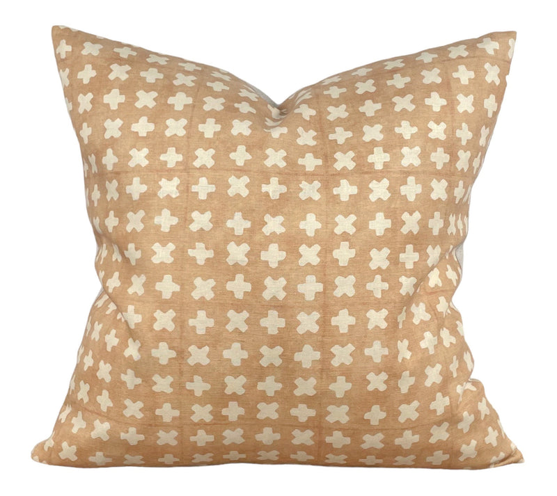 READY TO SHIP Bastideaux Bogo in Spice // Designer Throw Pillow // Cross Pillow // High End Pillow // Accent pIllows