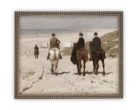 READY TO SHIP 11X14 Vintage Framed Canvas Art #A-137