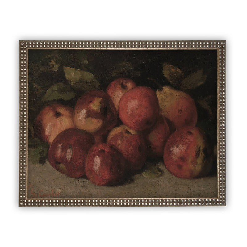 READY to SHIP 8x10 Vintage Framed Canvas Art // Vintage Fruit Painting // Still Life Kitchen Painting // Farmhouse print //#ST-608