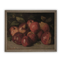 READY to SHIP 11x14 Vintage Framed Canvas Art // Vintage Fruit Painting // Still Life Kitchen Painting // Farmhouse print //#ST-608