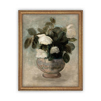READY to SHIP 11x14 Vintage Framed Canvas Art #BOT-126
