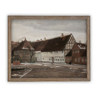 Vintage Framed Canvas Art #ARC-108